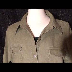 ☘️CHICO'S 100% Linen Shirt, size L